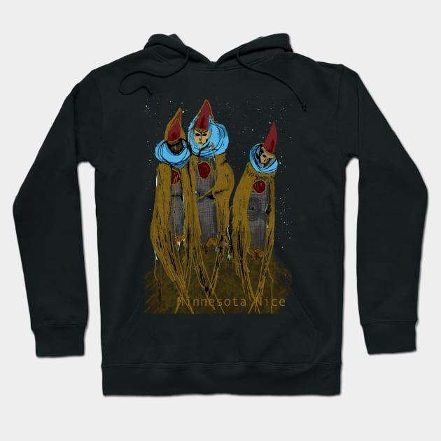 Three Bird Wizards Hoodie by MinnesotaNiceDesigns